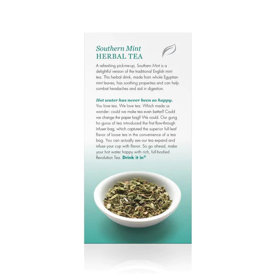 Revolution - Southern Mint Herbal Tea - 16 tea bags