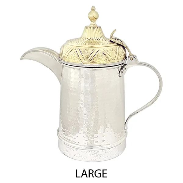 كاموفلاج - مفواح قهوة عربية لون فضي 2750 مل | Camouflage - Arabic Coffee Pot 2750 ml