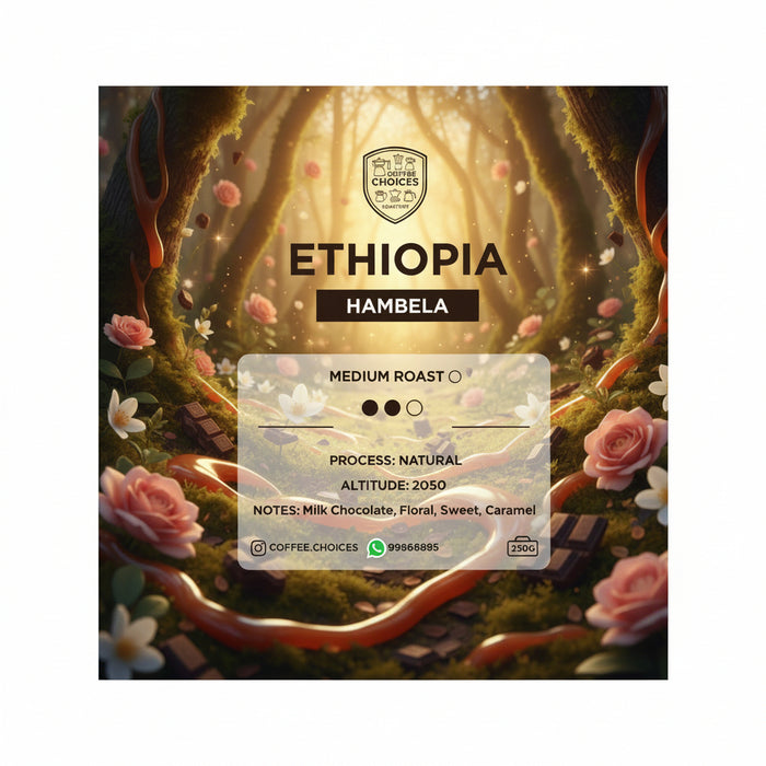 Coffee Choices - Ethiopia Hambela 250g Filter & Espresso Preparations