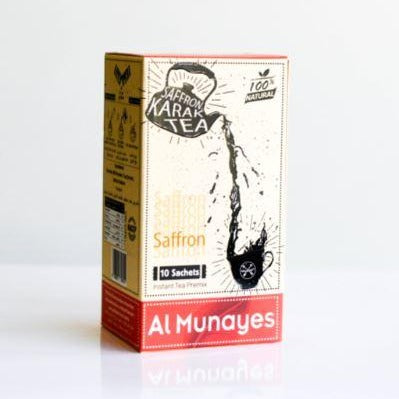 Al Munayes - Saffron karak tea | المنيس - شاي كرك بطعم الزعفران