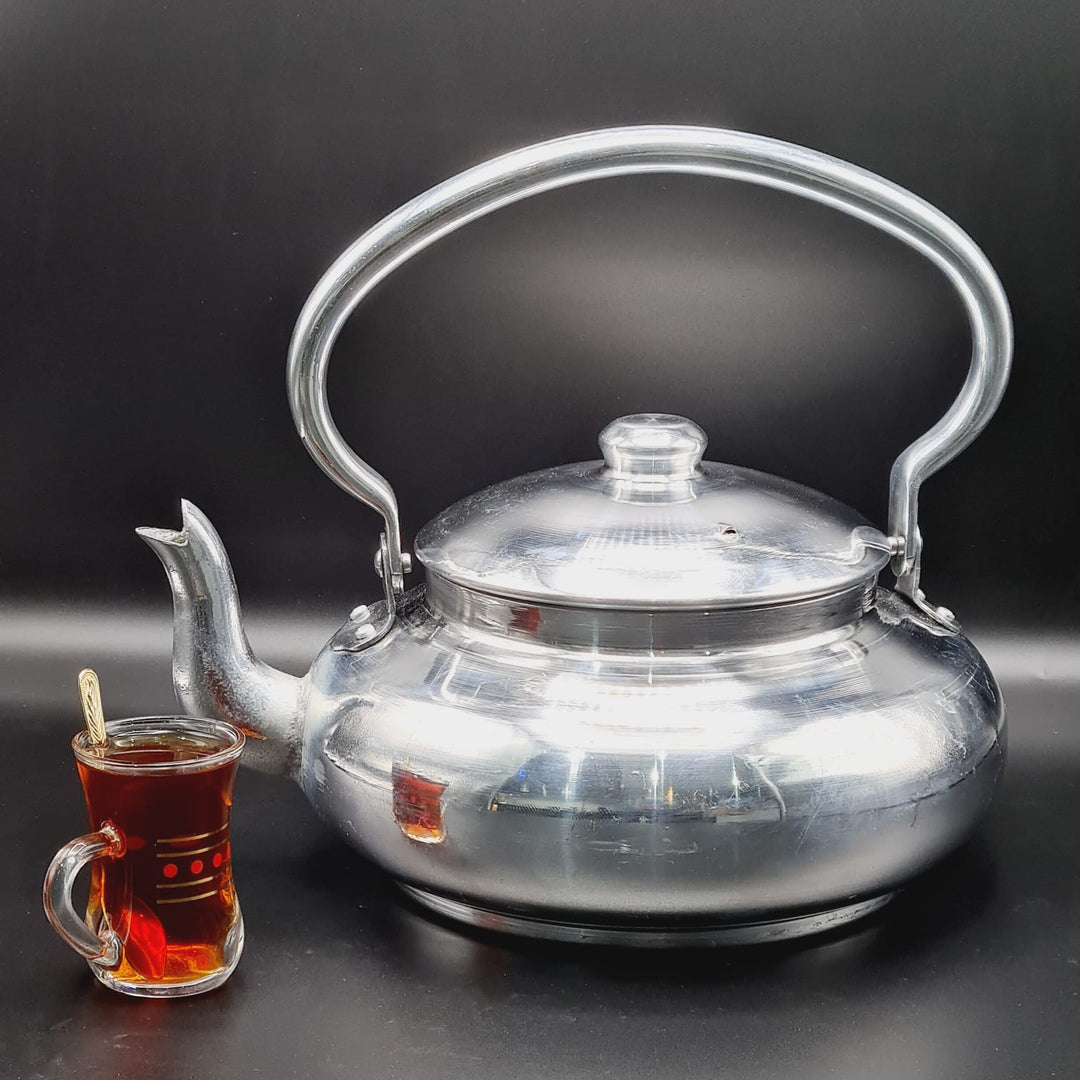 غوري شاي منفوخ لميع حجم كبير 3.5 لتر | Shiny Wide Tea pot Big size