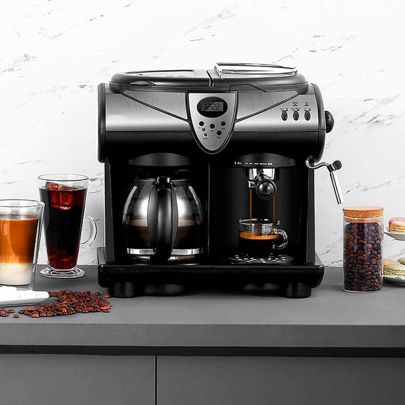 SAYONA - Espresso & Coffee Machine 1850W SEM-4392 | SEM-4392 سايونا - مكينة تحضير القهوة و الاسبرسو 1850 واط