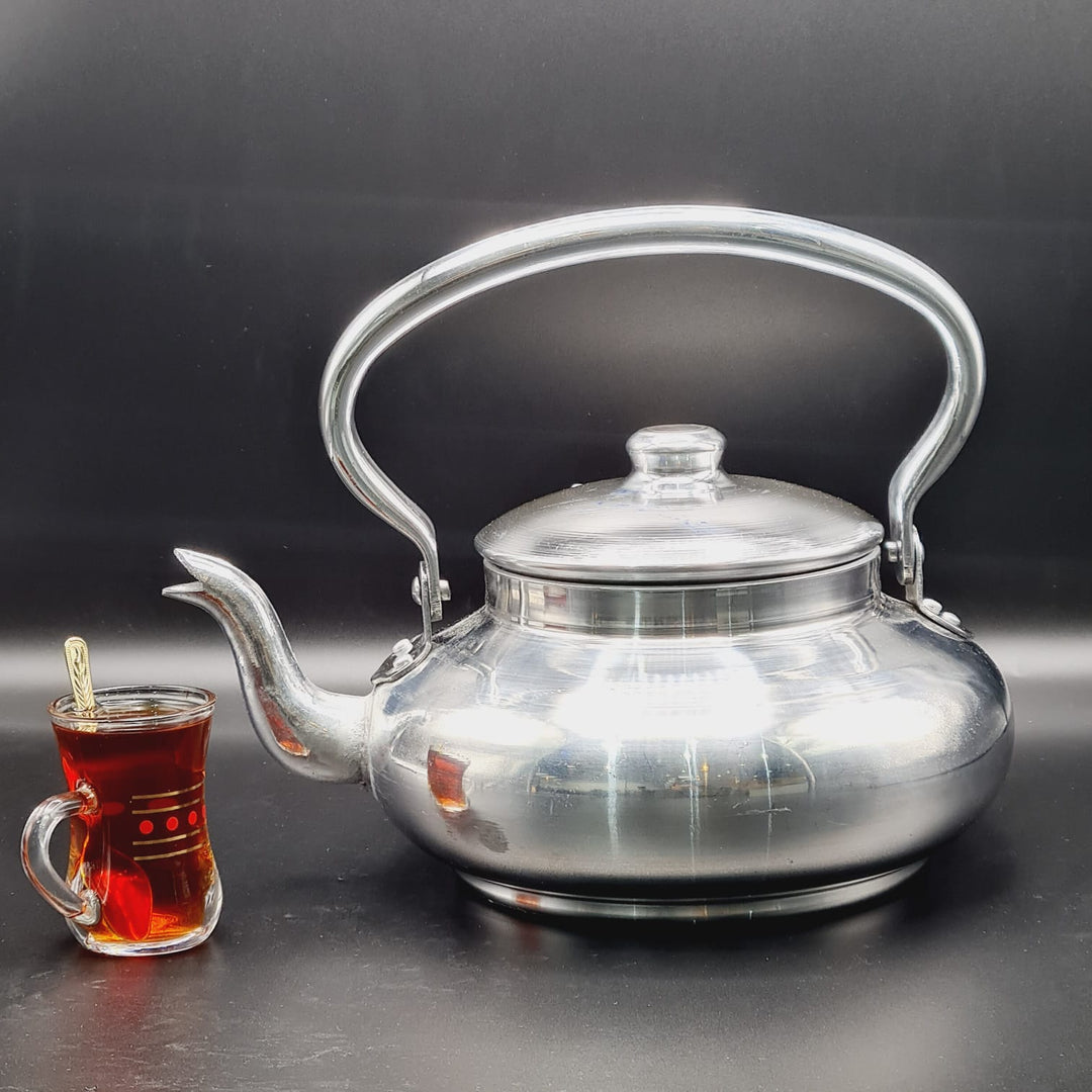 غوري شاي منفوخ لميع حجم عادي 2 لتر | Shiny Wide Tea pot regular size