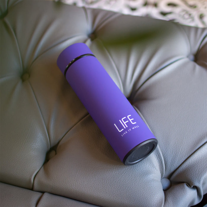 Life â€“ Insulated Stainless Steel Water Bottle (500ml) â€“ Purple