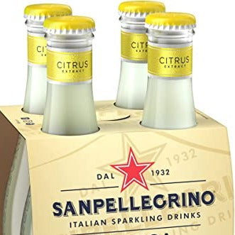 S.Pellegrino - Sparkling water Citrus 200 ml × 4 Pcs | سان بلليغرينو - مياه فوارة