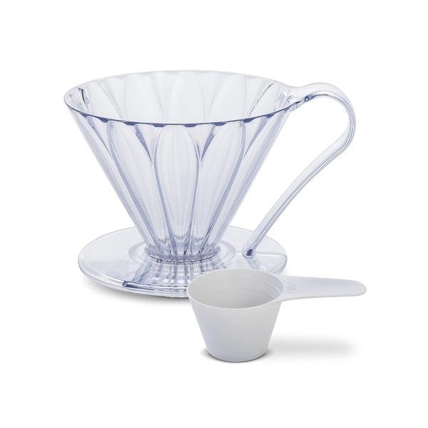 Cafec - Plastic Flower Dripper 1-2  Cups | كافيك - قمع زهور بلاستيك