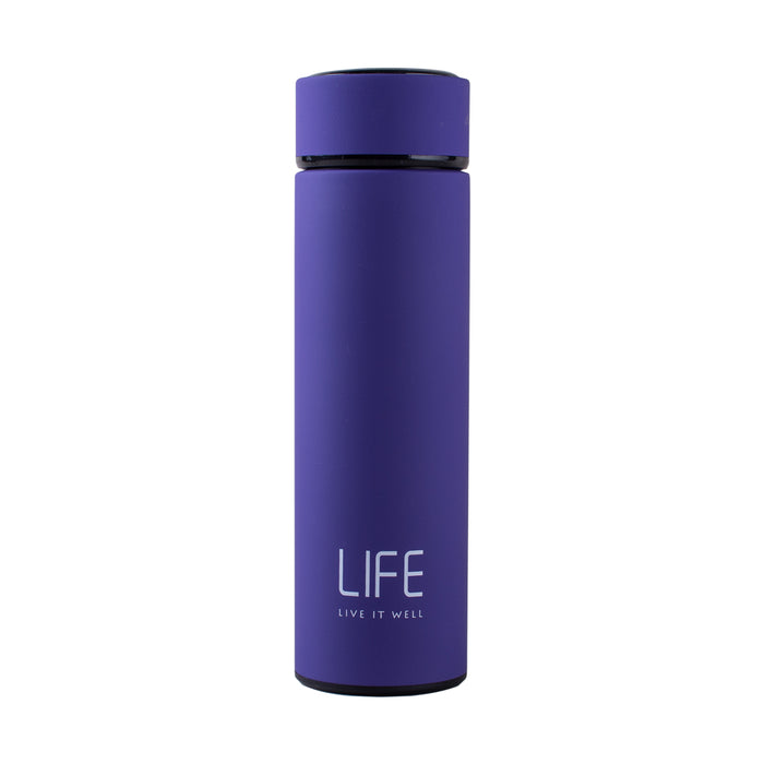 Life â€“ Insulated Stainless Steel Water Bottle (500ml) â€“ Purple