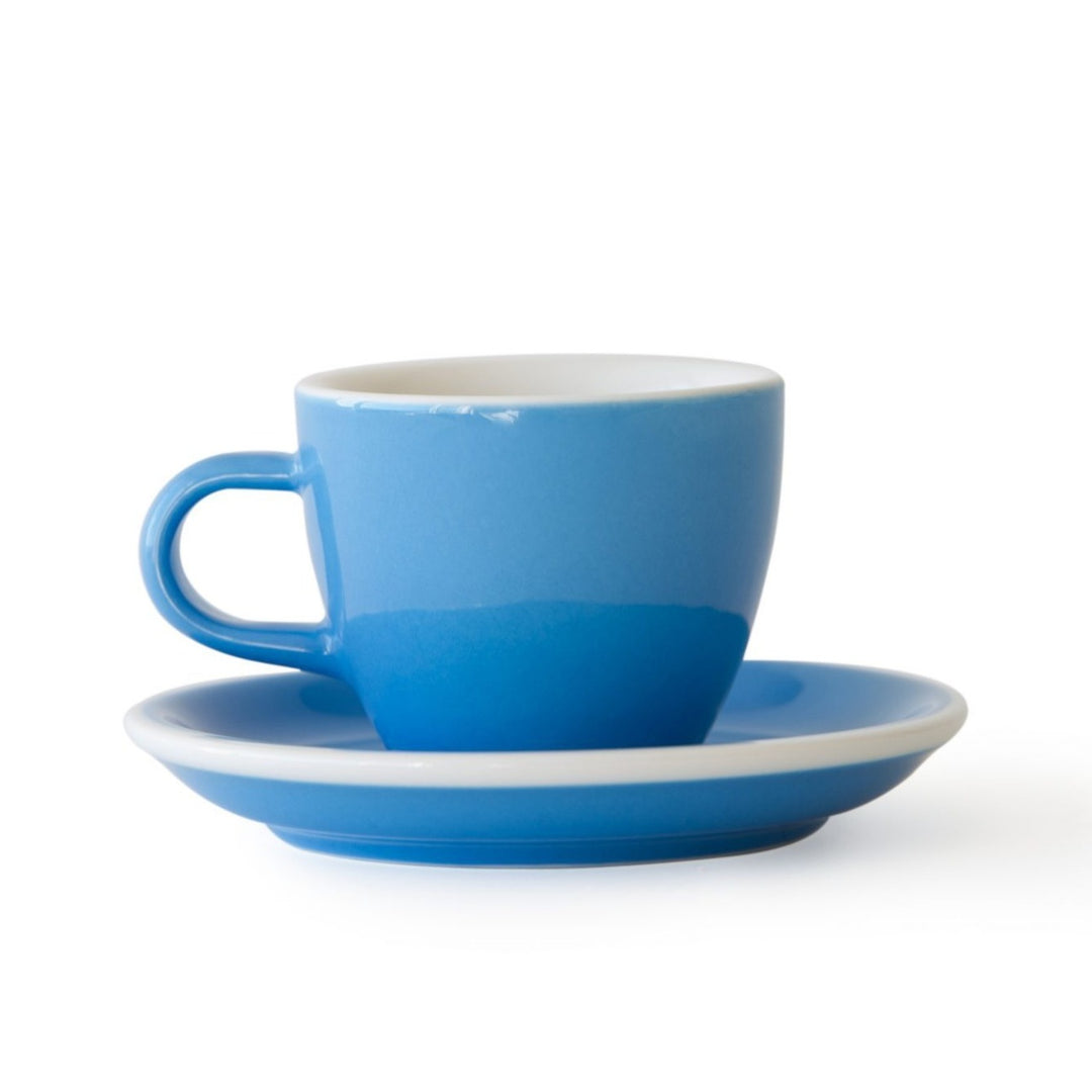 Acme - Blue   espresso cup 70 ml   - اكمي -كوب اسبسرو 70 ملي مع صحن أزرق
