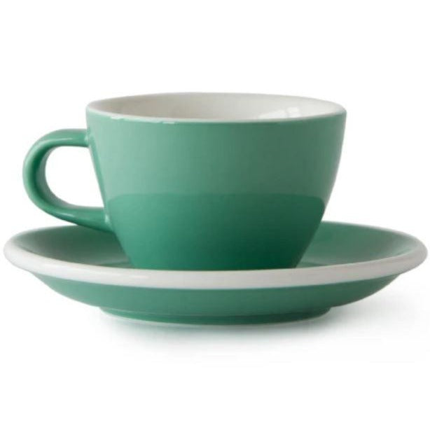 Acme - Green cup 150 ml with saucer | أكمي - كوب اسبريسو اخضر 150 مل مع صحن
