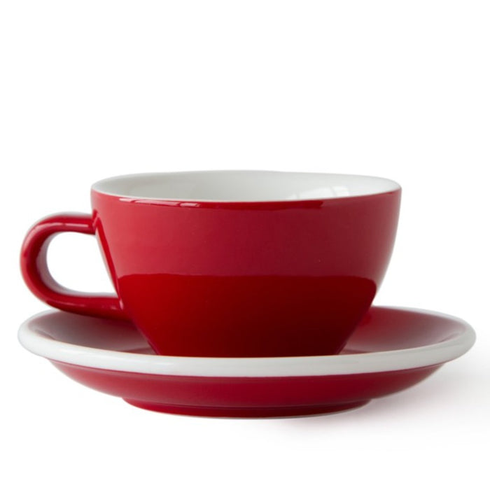 Acme - Red cup 150 ml with saucer | أكمي - كوب اسبريسو احمر 150 مل مع صحن