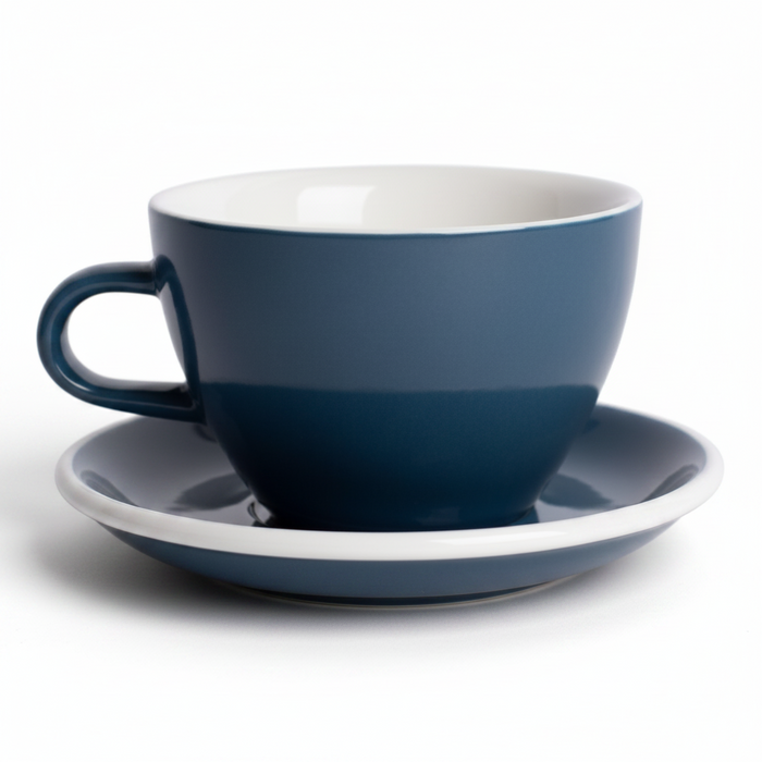 Acme - Dark Blue cup 150 ml with saucer | أكمي - كوب اسبريسو ازرق غامق 150 مل مع صحن