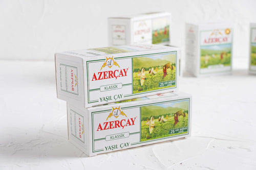 Azercay - Classic Green Tea 25 Bag | أذر شاي - أخضر كلاسيكي 25 كيس