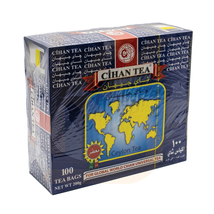 Cihan tea - ceylon tea earl grey - 100 tea bags