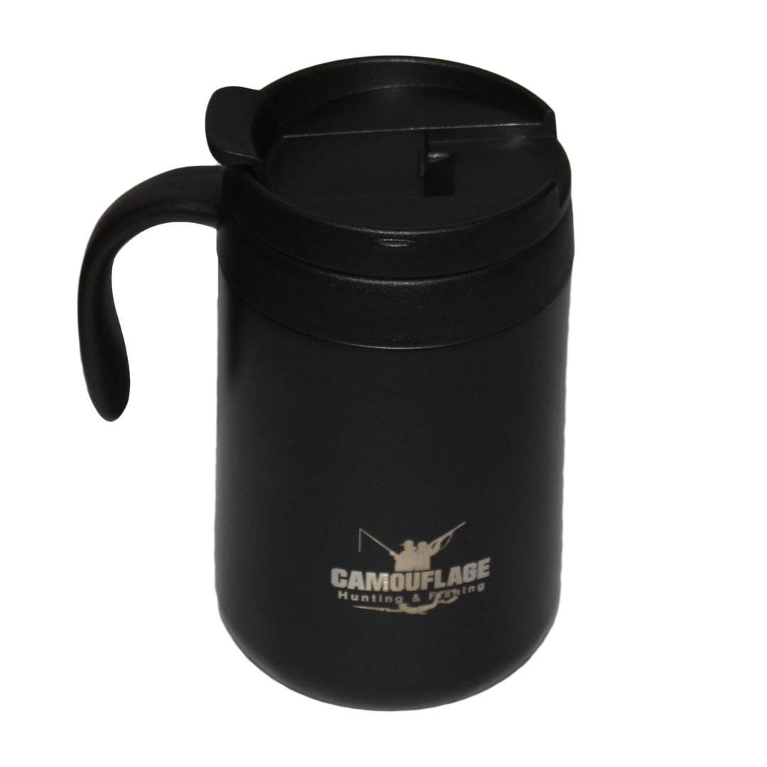 Camouflage - Coffee mug Black 500 ml | كوب حراري 500 مل أسود