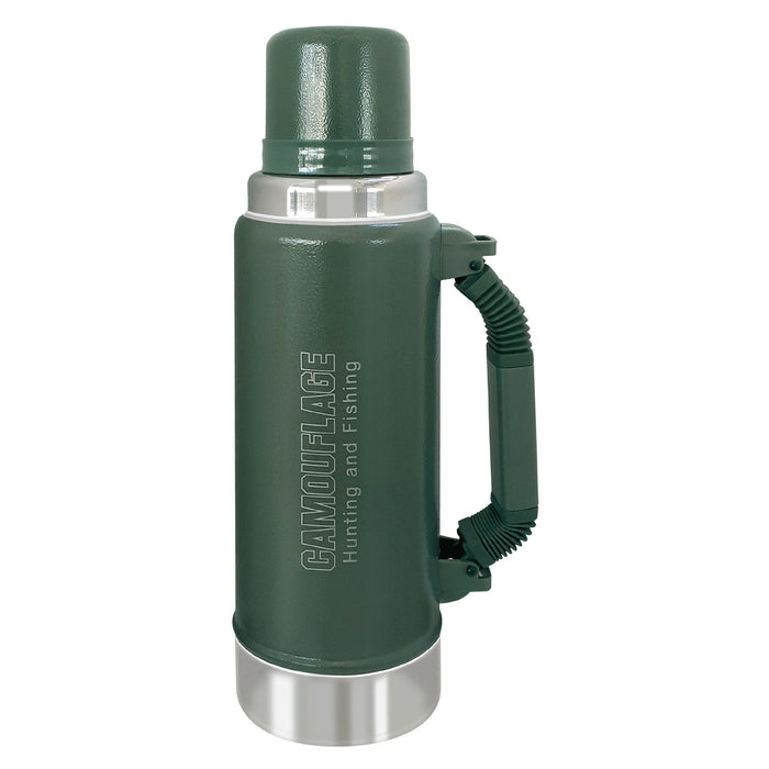 Camouflage - Insulated thermos Green 1.25 L
