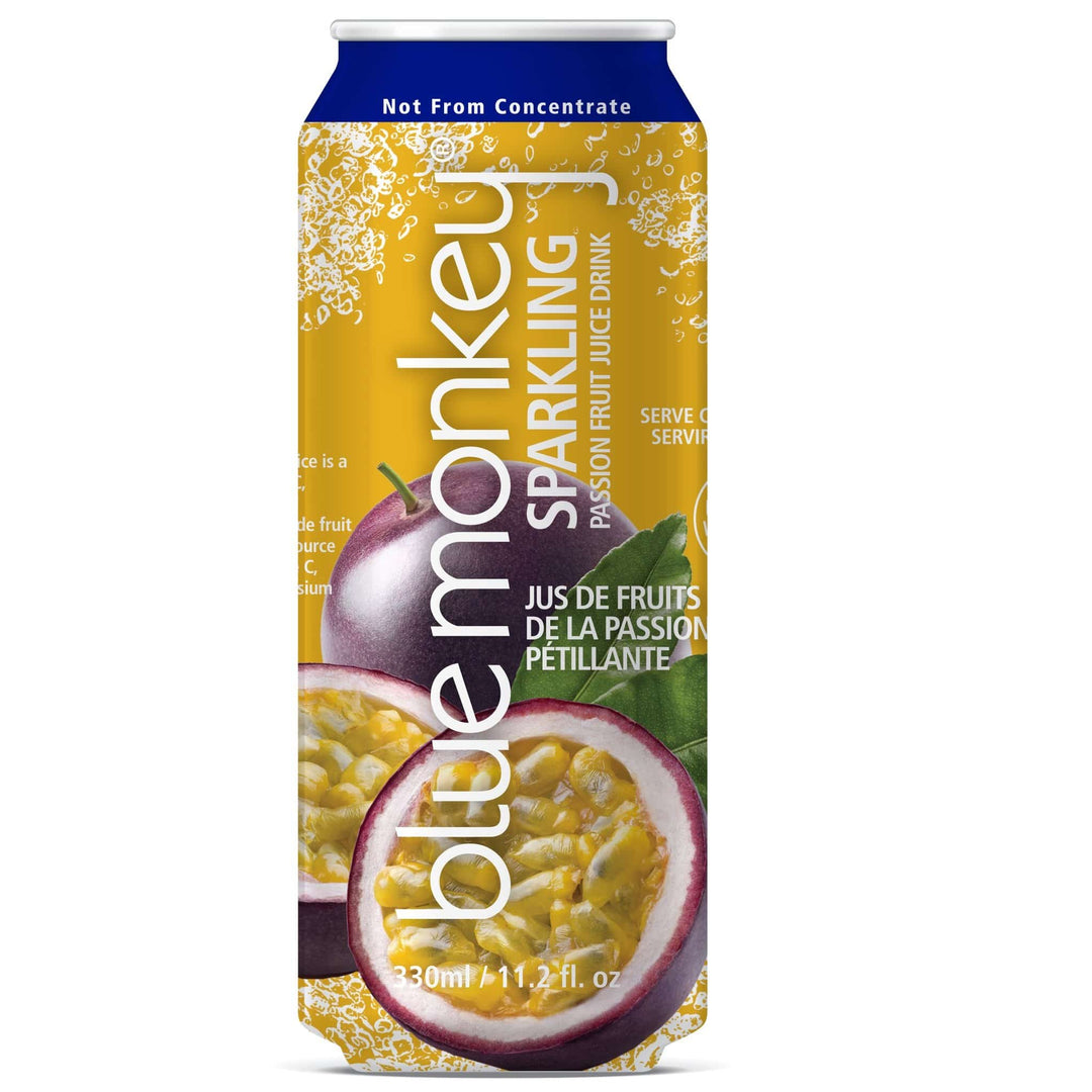 Blue Monkey - Sparking Passion Fruit Juice Drink (330 ml ) | مشروب غازي باشن فروت (330 مل)