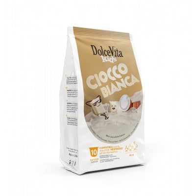 Dolce Vita Kids  - CioccoBianca Nespresso 10 caps | دولتشي فيتا - شوكولاتة بيضاء نسبريسو 10 كبسولة