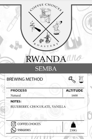 Coffee Choices - Rwanda Semba - 250 g