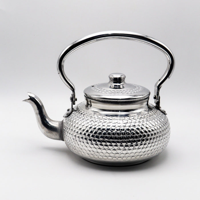 Engraved Shiny Wide Tea Pot [1] - ( 2 Liter )