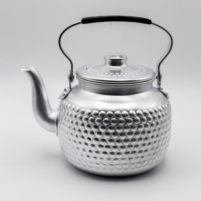 Engraved Round Tea Pot [3] - ( 2 Liter )