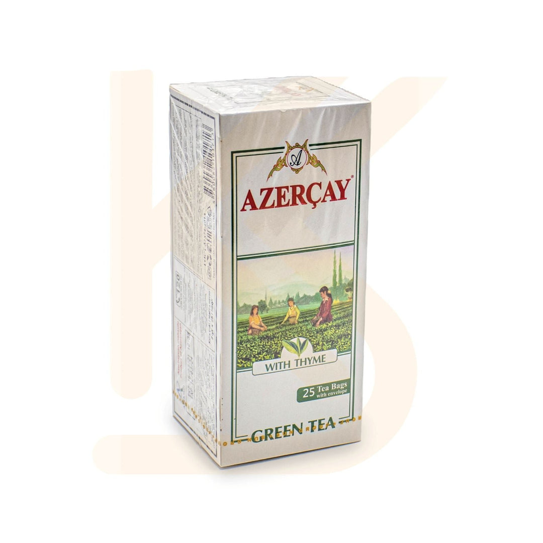 Azercay - Green Tea with thyme 25 Bag | أذر شاي - شاي أخضر بنكهة الزعتر 25 كيس