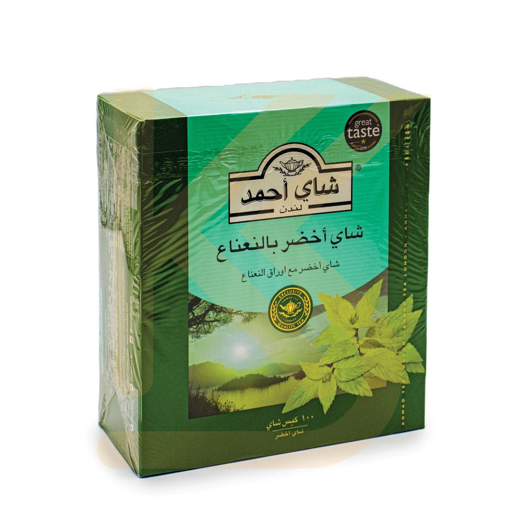 Ahmad Tea - Mint Green Tea 100 Bag | شاي أحمد - شاي أخضر بالنعناع