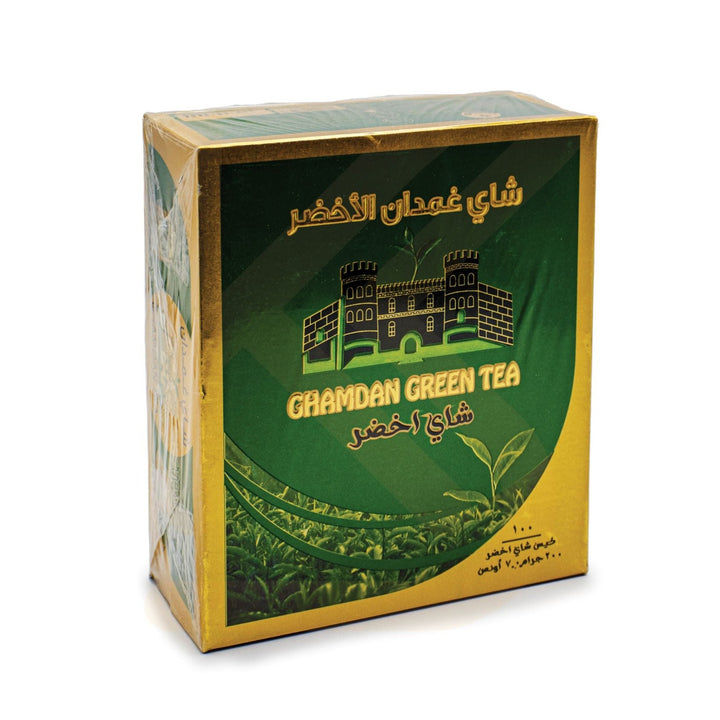 Ghamdan Tea - Green Tea 100 Bag | شاي غمدان - شاي أخضر 100 كيس