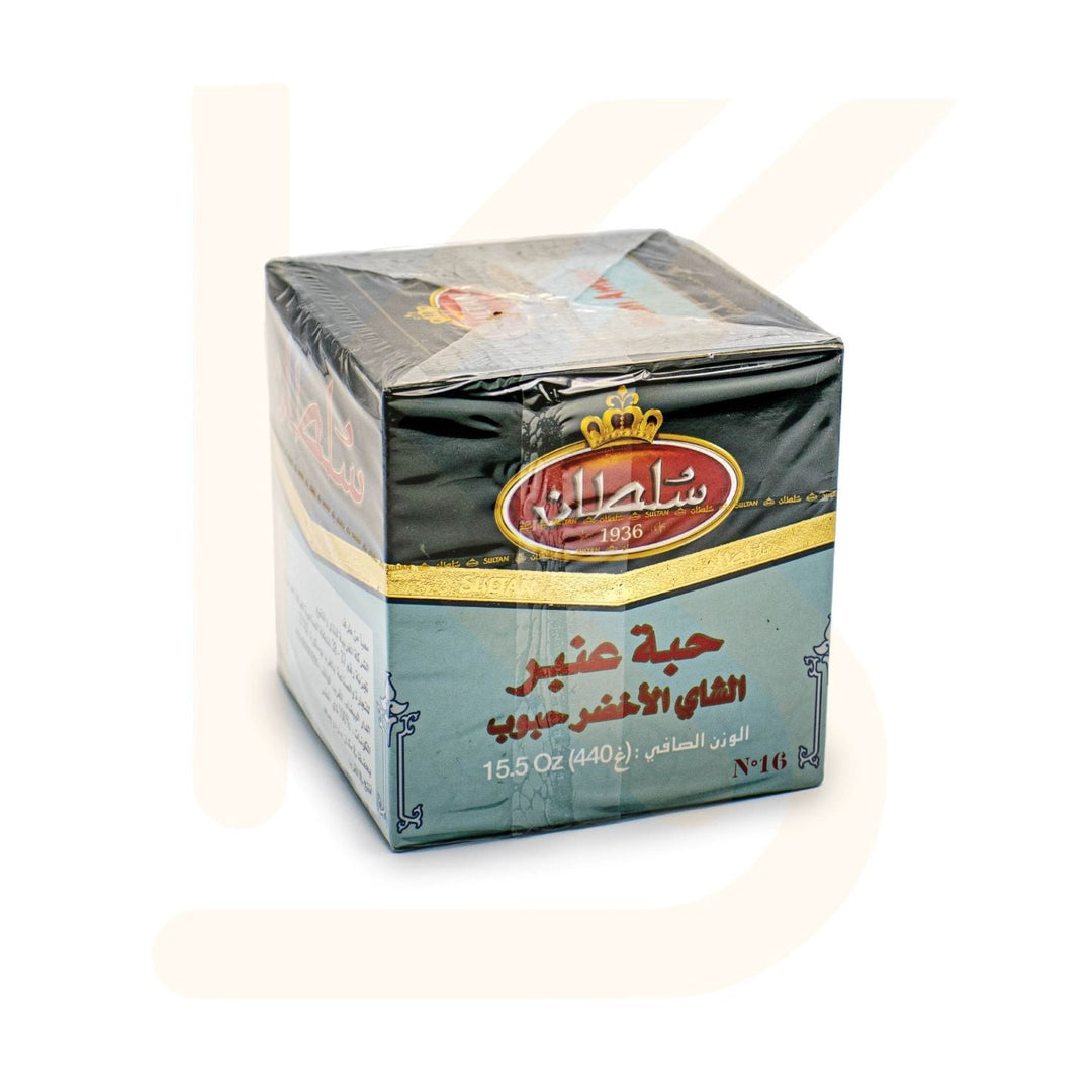 Grain Ambar Pearl Green Tea 440 gm - Sultan  |  سلطان - حبة عنبر الشاي الأخضر