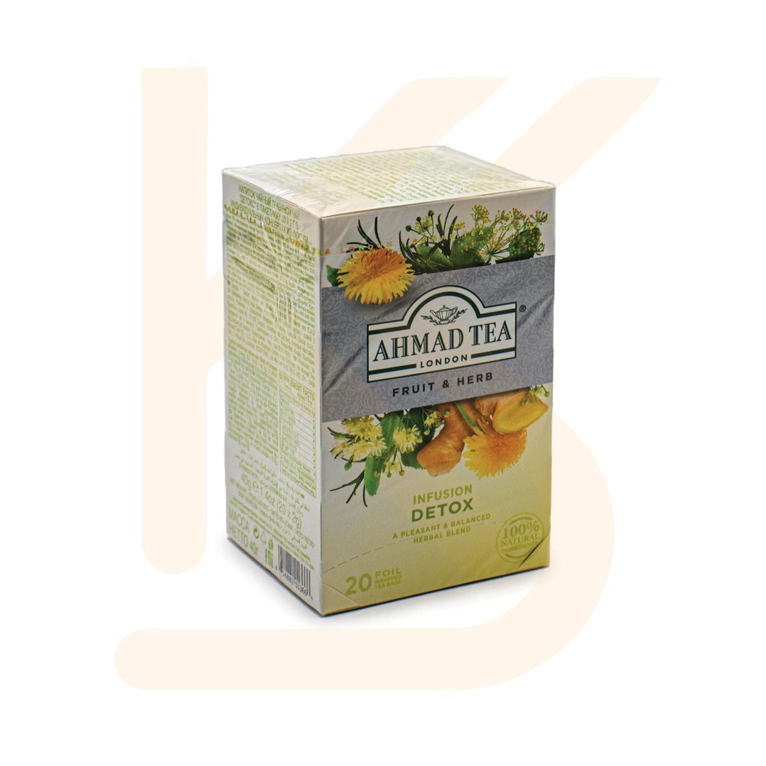 Ahmad Tea - Detox Tea 20 Bag | شاي أحمد - شاي ديتوكس