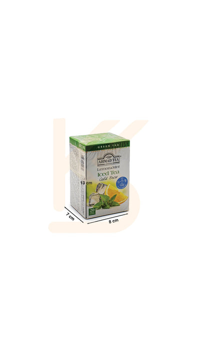 Ahmad Tea - Lemon & Mint Cold Brew 20 Bag | شاي أحمد - شاي مثلج بالليمون والنعناع البارد