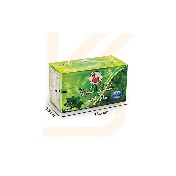 ALWAZAH TEA GREEN BAGS (MINT) - 25x 2g