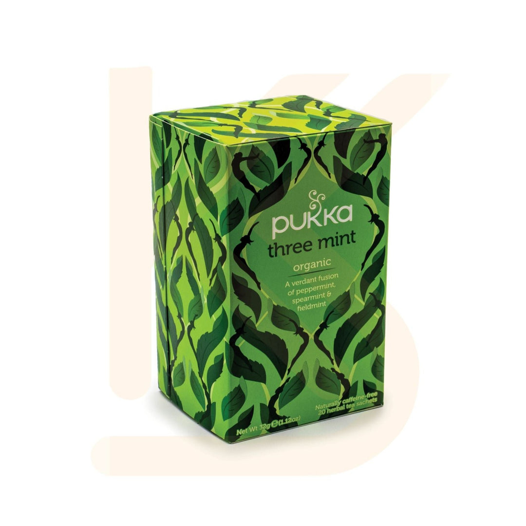 Pukka - Three Mint Organic Tea 20 Bags | بوكا - شاي ثري مينت العضوي 20 كيس
