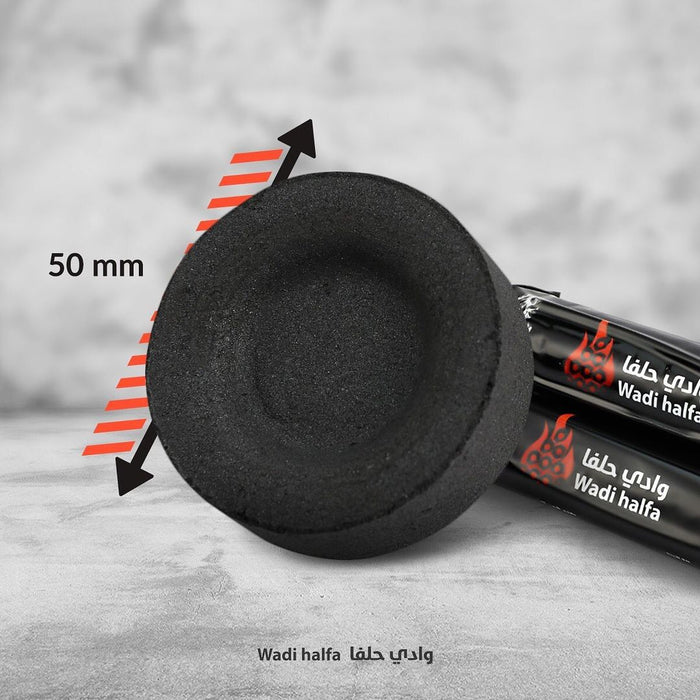 Wadi Halfa - Circular charcoal tablets 50 ml