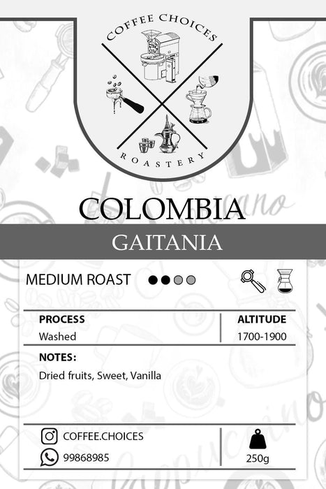 Coffee Choices Colombia Gaitania  250g