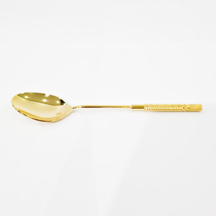 Crystal Cup - Small Golden steel tea spoons No 1