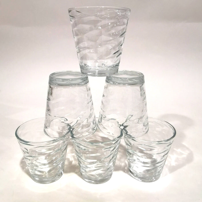 طقم  أكواب زجاجية حجم 245مل  6 قطع