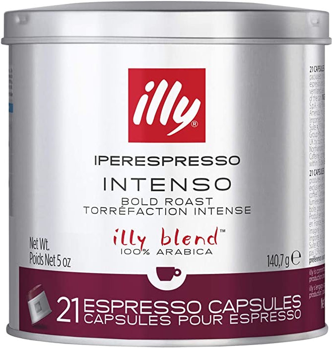 illy - 21 Coffee Capsules Intenso | إيلي  - كبسولات قهوة إنتينسو