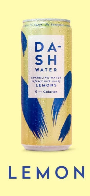 داش - مياه غازية خالية من السعرات  بنكهة الليمون 330 مل | Dash - Sparkling Lemon Flavored Water 330 Ml