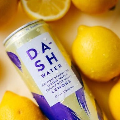 داش - مياه غازية خالية من السعرات  بنكهة الليمون 330 مل | Dash - Sparkling Lemon Flavored Water 330 Ml