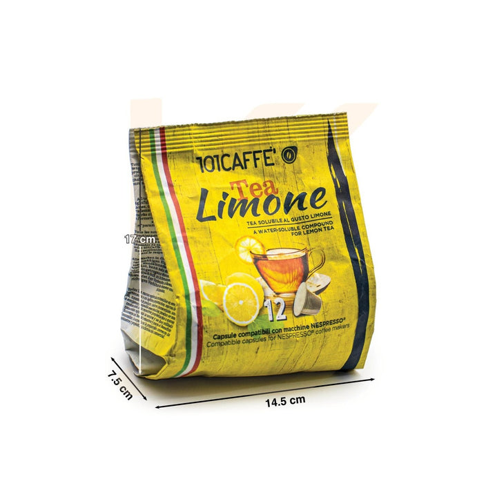101 - lemon tea water Soluble Compound 12 CAPS - Nespresso | كبسولات شاي الليمون