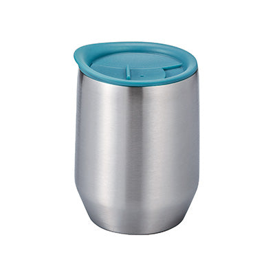 Hario -  MIOLOVE Stainless steel Mug 270 ml Blue Lid - Barista Co | هاريو - ميولاف مج ستانلس ستيل 270 مل غطاء أزرق | شركة باريستا