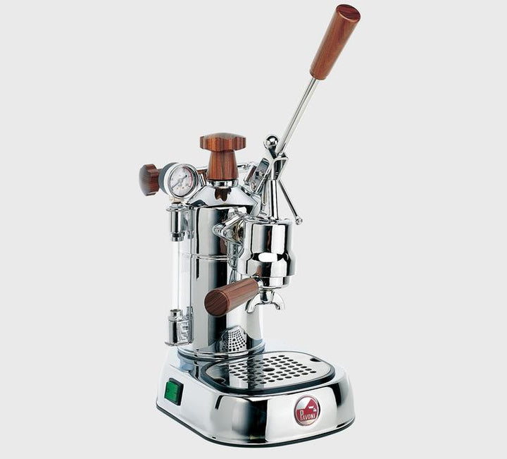 La Pavoni PROFESSIONAL Lusso Wooden Handles Espresso Machine | لابافوني - مكينة اسبريسو