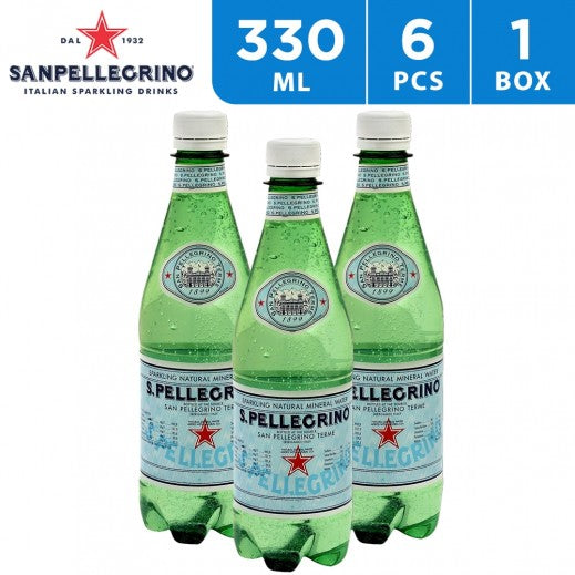 S.Pellegrino - Sparkling water 330 ml Ã— 6 Pcs