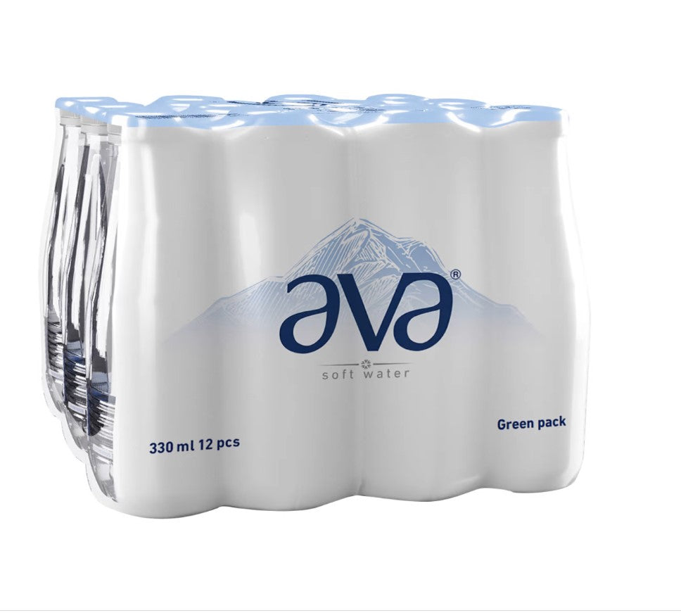 Ava- Bottled drinking water 12 pcs 330ml | افا - مياه الشرب معبأة 12 حبة 330 مل