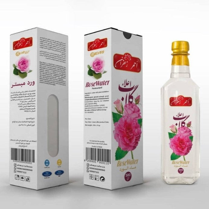 Ahmar Saffron- THICK ROSE WATER 500 ml