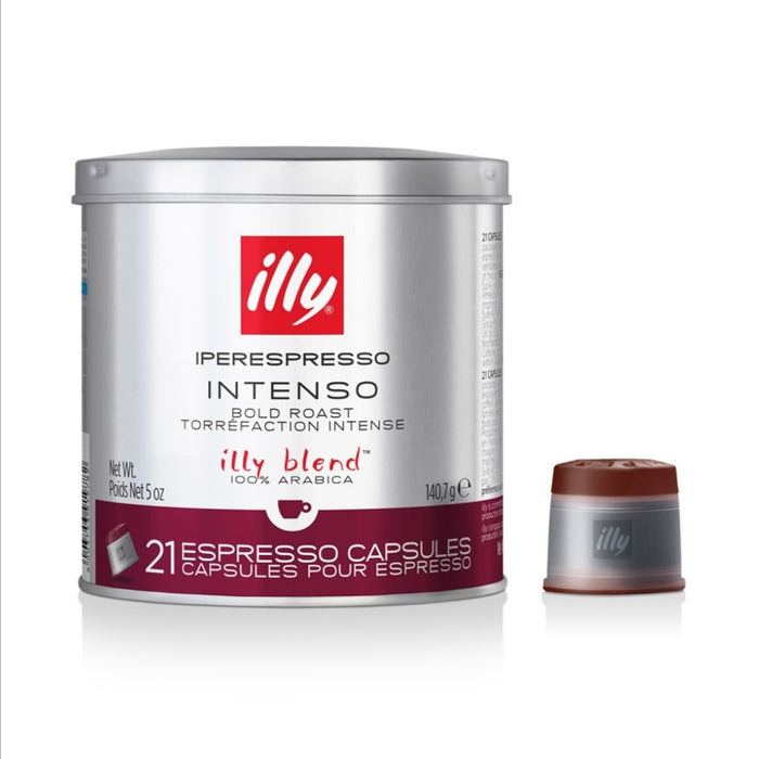 illy - 21 Coffee Capsules Intenso | إيلي  - كبسولات قهوة إنتينسو