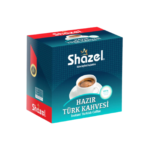 Shazel - Instant Turkish coffee Medium Sugar | شازيل - قهوة تركية سريعة التحضير سكر وسط