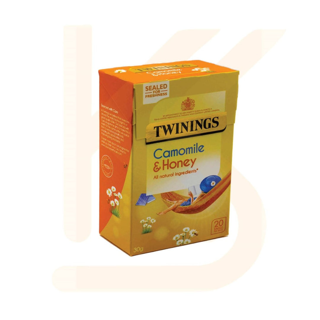 Twinings - Camomile & Honey Infusion 20 Bags | تويننجز - مشروب البابونج والعسل 20 كيس