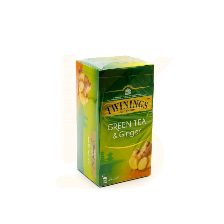 Twinings - Green Tea & Ginger - 25 tea bags | شاي اخضر مع الزنجبيل - 25 كيس شاي