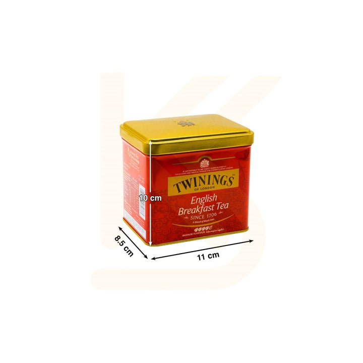 Twinings - English breakfast black tea medium flavor - 200g | شاي اسود الفطور الانجليزي نكهة متوسطة - 200 جرام